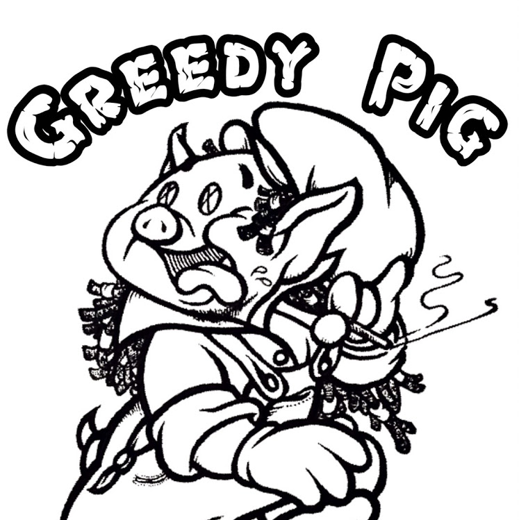 Greedy pig　写真